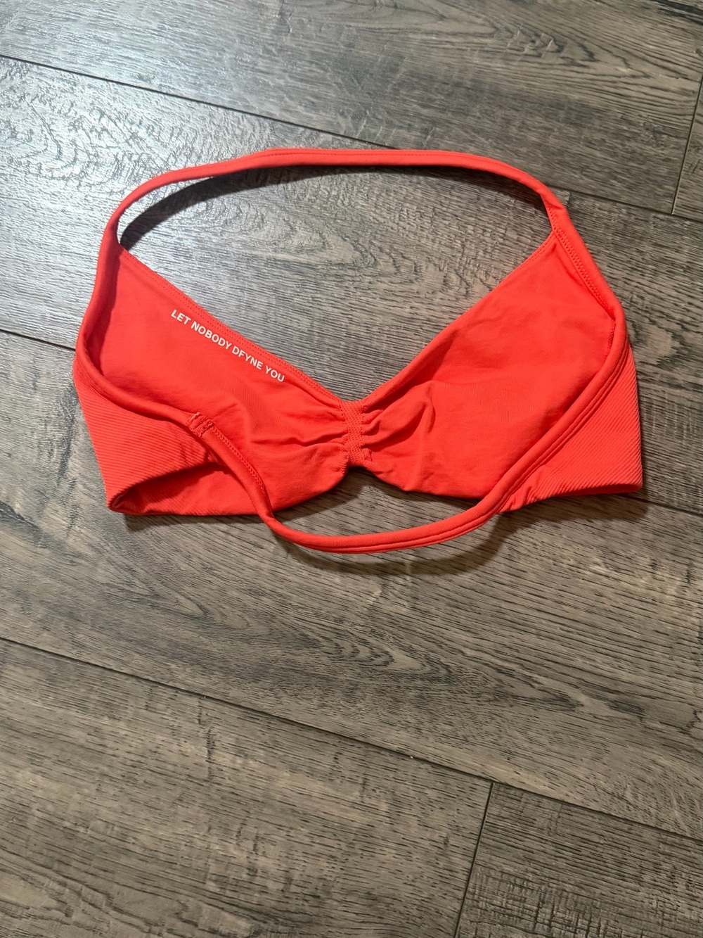 DFYN Active Red Halter Bikini Top - Picture 2 of 2